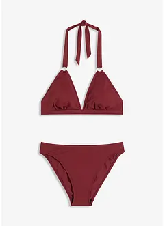 Halter bikini (2-dlg. set) met gerecycled polyamide, bonprix