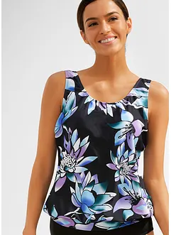 Oversized tankinitop met boordjes, bonprix