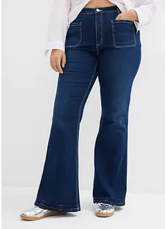 Bootcut jeans high waist, stretch, bonprix