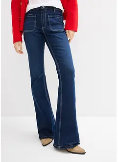 Bootcut jeans high waist, stretch, bonprix