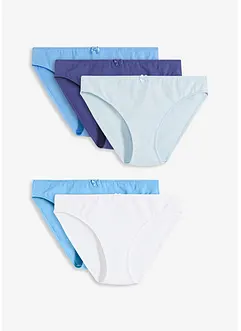 Slip met biologisch katoen (set van 5), bonprix
