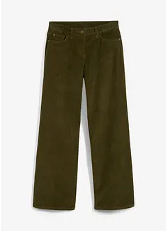 Corduroy broek in Marlene Dietrich stijl, bonprix