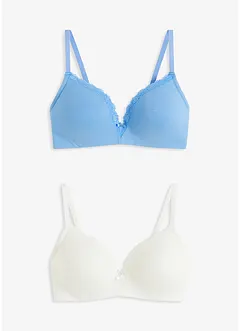 Voorgevormde bh zonder beugels (set van 2), bonprix