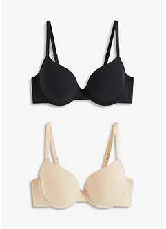 Voorgevormde bh met beugels (set van 2), bonprix