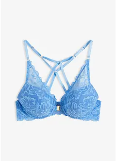 Voorgevoormde bh met voorsluiting en kant, bonprix