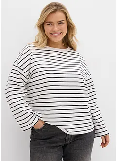 Gestreept shirt van puur biologisch katoen, bonprix