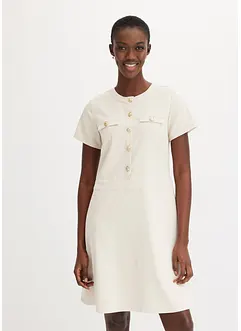 Mini jurk met licht uitlopende rok, bonprix