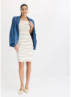 Gebreide jacquard jurk, bonprix