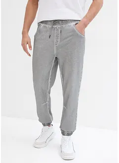 Joggingbroek in een verwassen look, bonprix