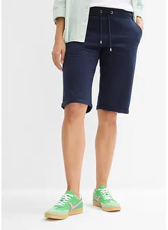 Sweatbermuda met turn-up, bonprix