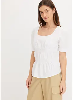 Blousetop van puur katoen, bonprix