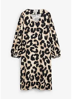 Midi jurk in een soepele viscose-mix, bonprix