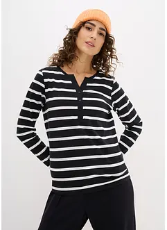 Henley shirt van biologisch katoen, bonprix