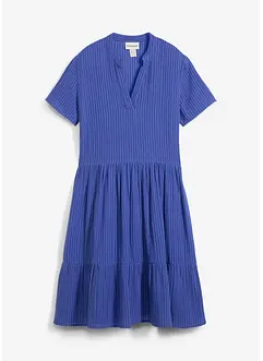 Gestreepte jurk van mousseline, bonprix