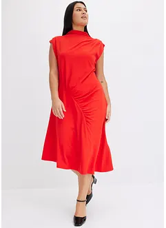 Midi jurk met asymmetrische zoom, bonprix