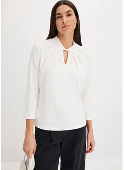 Shirt met 3/4 mouwen en twist, bonprix