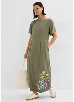 Maxi-jurk van vloeiende viscose met print, bonprix