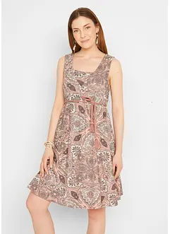 Zwangerschapsjurk/voedingsjurk met viscose, bonprix