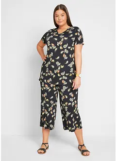 Shirt en culotte in een soepele viscosemix (2-dlg. set), bonprix