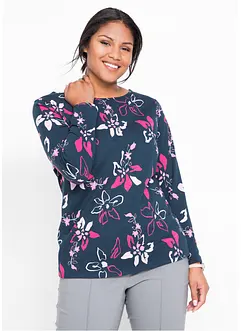 Longsleeve met bloemenprint, bonprix