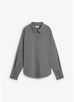 Omkeerbare oversized blouse van viscosemix, bonprix