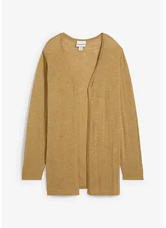 Gebreid vest van slub garen, bonprix