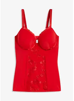 Corrigerende top met voorgevormde cups, medium corrigerend, bonprix