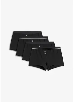 Dames boxer met biologisch katoen (set van 4), bonprix