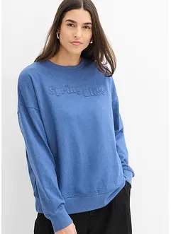 Oversized sweater van een zachte katoen-mix, bonprix