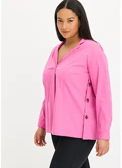 Popeline tuniek met knopen, bonprix