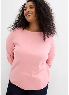Longsleeve van puur, zwaar biologisch katoen, bonprix