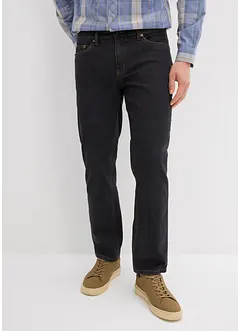 Regular fit stretch jeans, straight (set van 2), bonprix