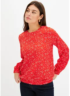 Longsleeve van jerseycrêpe, bonprix
