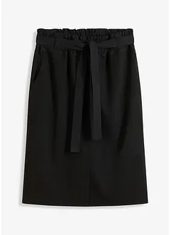Jersey rok met geweven details, bonprix
