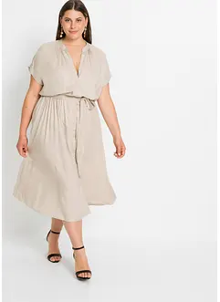 Overhemdjurk van soepelvallende viscose, bonprix