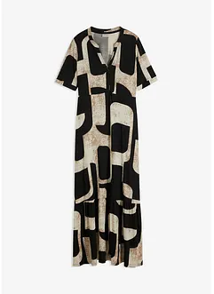Gedessineerde maxi jurk, bonprix