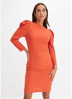 Geribde jurk van jersey, bonprix