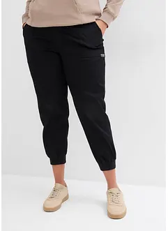 Twill broek met comfortband, bonprix