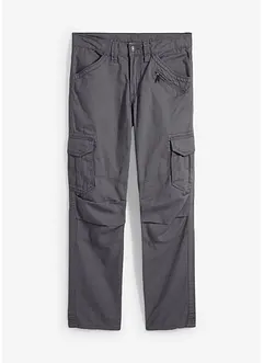 Relaxed fit cargo broek van fijn katoen, straight, bonprix
