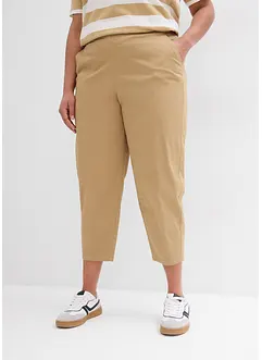 Slip-on broek van katoenmix, bonprix