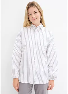 Oversized oberhemdblouse van popeline, bonprix
