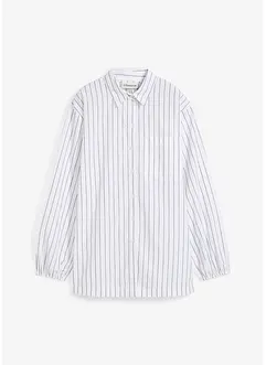 Oversized oberhemdblouse van popeline, bonprix