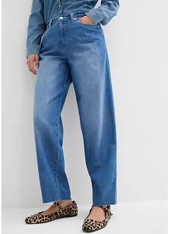 Baggy jeans, mid waist, soft, bonprix