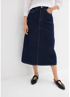 Midi spijkerrok, mid waist, bonprix