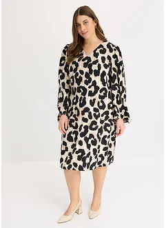 Midi jurk in een soepele viscose-mix, bonprix