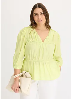 Blousetop van gestructureerde crinkle, bonprix