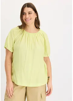 Blouse van gestructureerde crinkle, bonprix