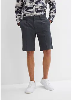 Chino bermuda met vouw, relaxed fit, bonprix