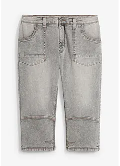 Regular fit 3/4 stretch jeans, straight, bonprix
