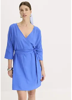 Mini jurk met riem in wikkellook, bonprix